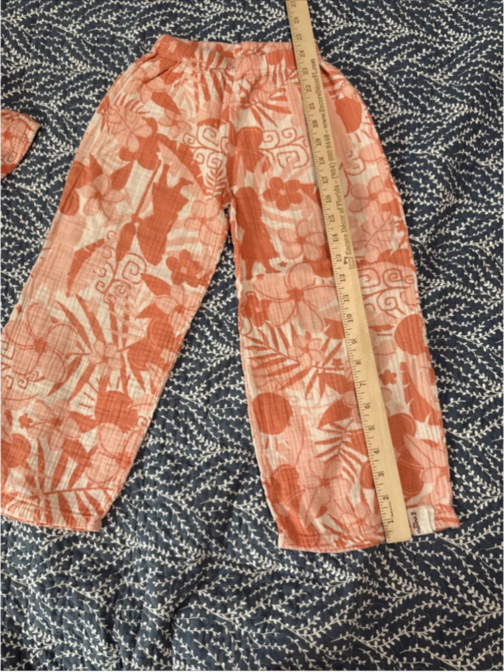 Disney Moana2 Girls 2 Piece 100% Cotton Summer Outfit Top Sz8 Bottom Sz 4/5